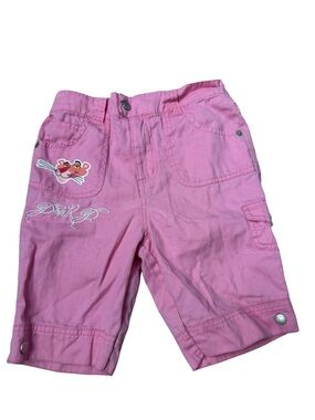 Y2K Pink Panther shorts Girls 2000's cargo shorts